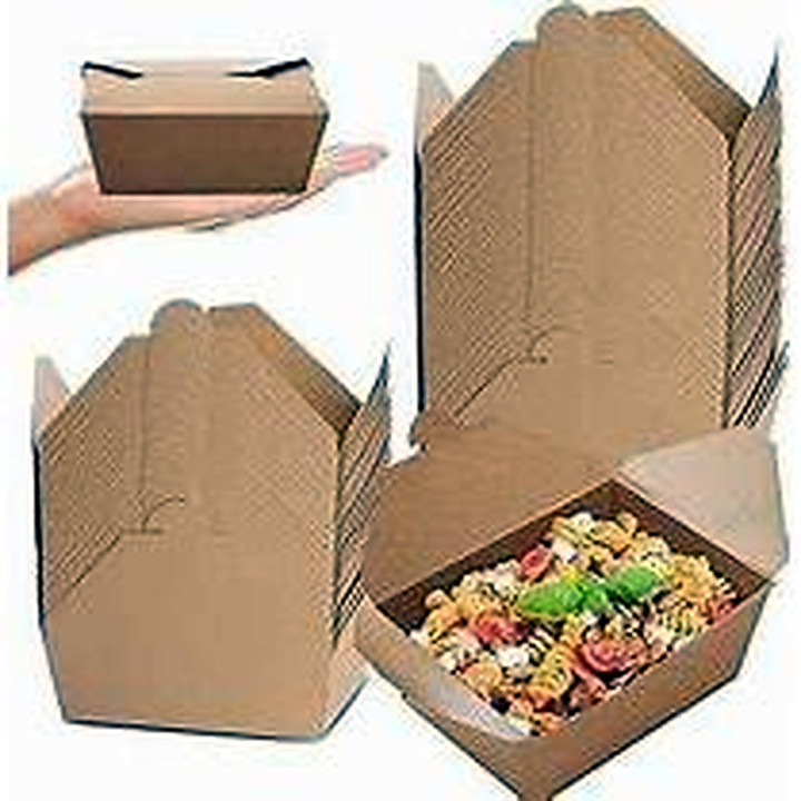 LUNCH BOX KRAFT 1500ml 200x140x65 [20]-102049
