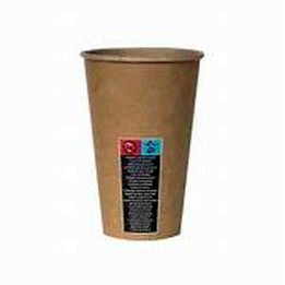 Kubek papierowy 300ml [50] KRAFT-100084
