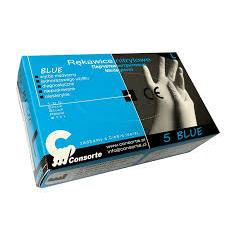 Rękawiczki nitryl niebieskie S BLUE -104384