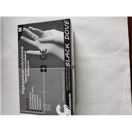 Rękawiczki nitryl czarne M DOVE-103127