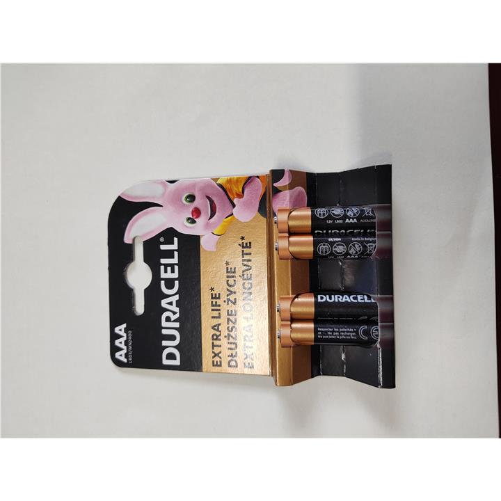 BATERIE DURACELL AAA LR03 [4]-102048