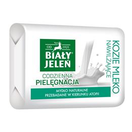 BIAŁY JELEŃ mydło kostka naturalne kozie mleko 100g-100009