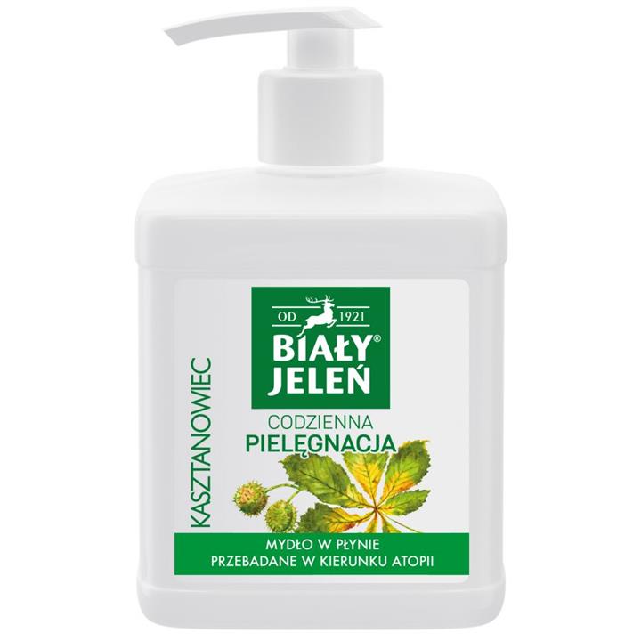 BIAŁY JELEŃ mydło w płynie kasztanowiec 500ml-100015