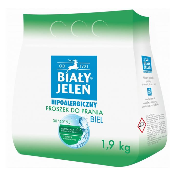 BIAŁY JELEŃ proszek do prania biel 1,9kg-100030