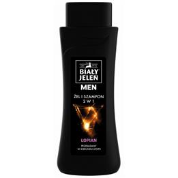 BIAŁY JELEŃ szampon i żel 2w1 łopian men 300ml-100039