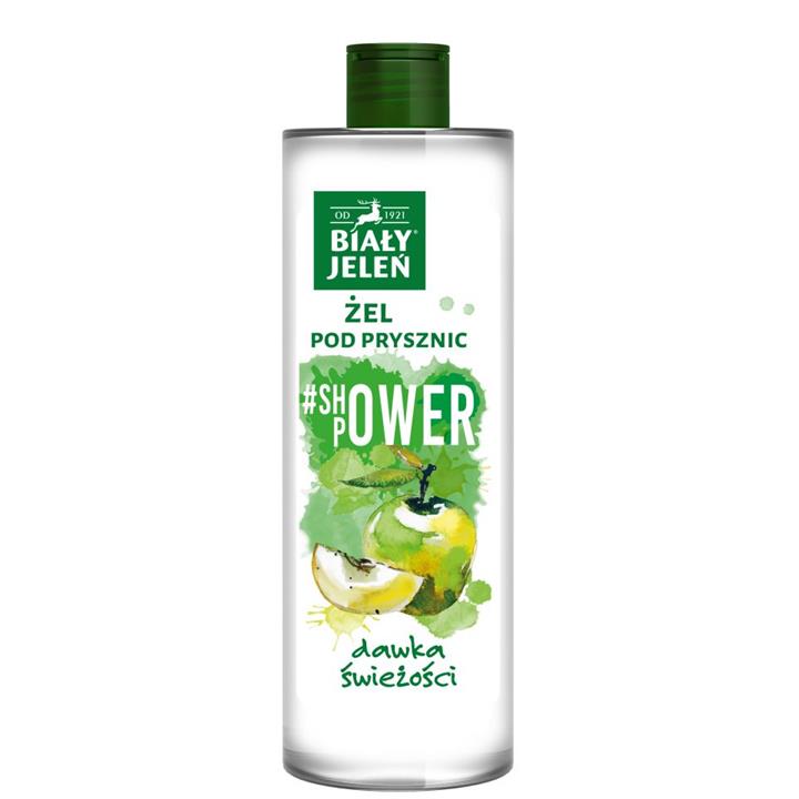 BIAŁY JELEŃ żel pod prysznic jabłko 400ml-100052
