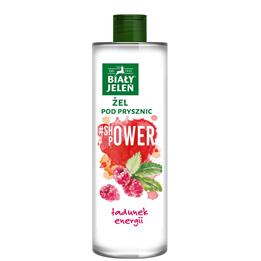 BIAŁY JELEŃ żel pod prysznic malina 400ml-100053