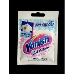 Odplamiacz VANISH proszek saszetka WHITE 30g-104346